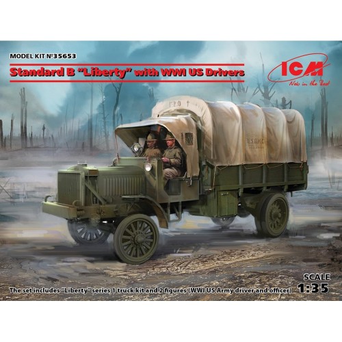 1/35 ICM Standard B LIBERTY with WWI US Drivers 35653